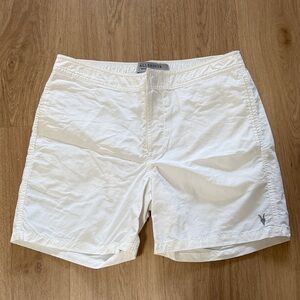 Allsaints Ward swim short trunk white mens small